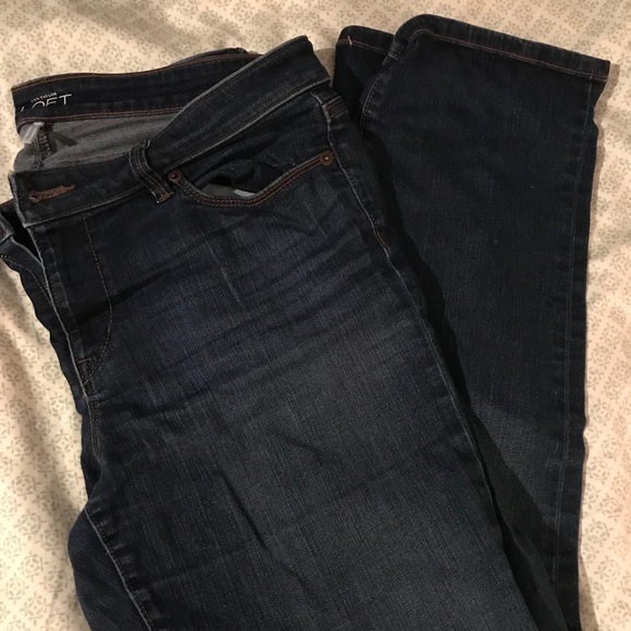 Loft jeans modern straight size 12 - Picture 3 of 4